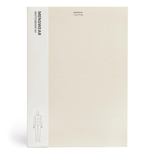 Fashionary Menswear Sketchbook A4 by Fashionary, 9789887711155