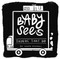 Baby Sees Things That Go (A High-Contrast Board Book for Babies) by Janna Steagall, 9781641708821