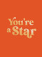 You're a Star (Quotes and Statements to Make You Shine) by Summersdale Publishers, 9781837995943