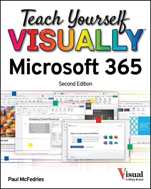 Teach Yourself VISUALLY Microsoft 365 - 9781394298273 by Paul McFedries, 9781394298273