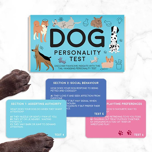 DOG PERSONALITY TEST CARDS, GR900078