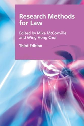 Research Methods for Law - 9781399515085 by Mike McConville, Wing Hong (Eric) Chui, 9781399515085