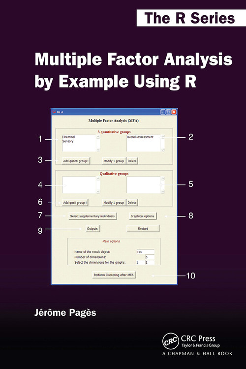Multiple Factor Analysis by Example Using R by Jérôme Pagès, 9781032924182