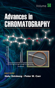 Advances in Chromatography (Volume 58) by Nelu Grinberg, Peter W. Carr, 9781032121703