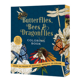 Butterflies, Bees & Dragonflies Coloring Book by Editors of Chartwell Books, 9780785846314