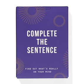 Complete The Sentence (Find out what's really on your mind) by The School of Life, 9781916753389