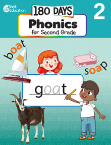 180 Days™: Phonics for Second Grade (Practice, Assess, Diagnose) by Kaitlin Blicharz, 9781087662572
