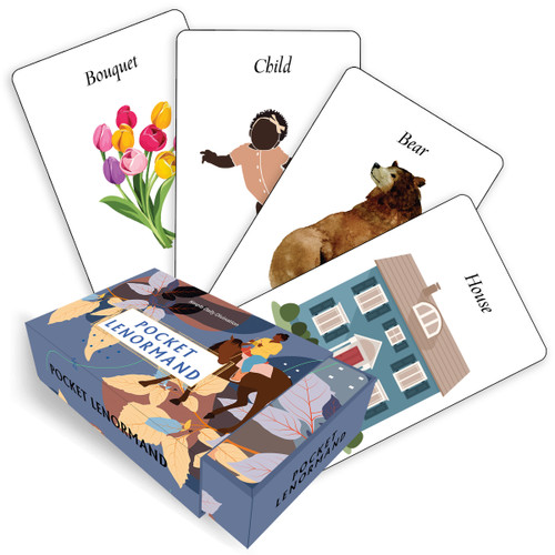 Pocket Lenormand (Simple Daily Divination (40 Full-Color Cards)) by Red Wheel/Weiser, 9781590035719