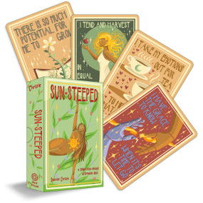 Sun-Steeped (A Golden Hour-Infused Affirmation Deck (54 Full-Color Cards and 64-Page Full-Color Guidebook)) by Shannon Christie, 9781590035801