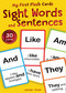 My First Flash Cards: Sight Words and Sentences (Flash Cards For Children) by Wonder House Books, 9789389178364