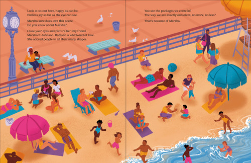 One Day in June (A Story Inspired by the Life and Activism of Marsha P. Johnson) by Tourmaline, Charlot Kristensen, 9780593525371