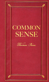 Common Sense (Deluxe, hardbound edition) by Thomas Paine, 9781441344137