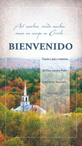 Tarjeta de bienvenido (Welcome Card) (Package of 50) (Philippians 1:2 (RVR1960)) (Spanish Edition) by Broadman Church Supplies Staff, 9780805467482