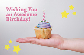 Birthday Postcard: Happy Birthday Candles (Package of 25) (Wishing You an Awesome Birthday!) by Broadman Church Supplies Staff, 9781087781440