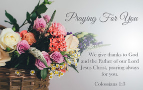 Concern Postcard: Praying for You (Package of 25) (Colossians 1:3 (KJV)) by Broadman Church Supplies Staff, 9798384522447