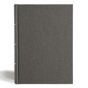 CSB Study Bible, Personal Size, Digital Study Edition, Charcoal Cloth Over Board by CSB Bibles by Holman, 9798384523543