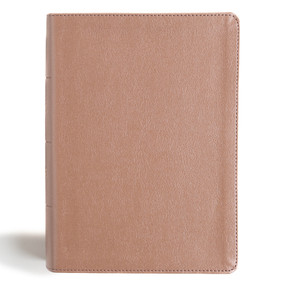 CSB Study Bible, Personal Size, Digital Study Edition, Rose Gold LeatherTouch by CSB Bibles by Holman, 9798384523567