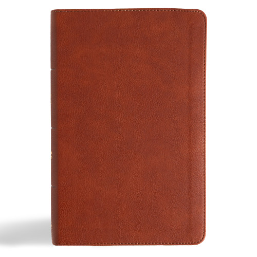 CSB Single-Column Personal Size Reference Bible, Burnt Sienna LeatherTouch by CSB Bibles by Holman, 9798384523628