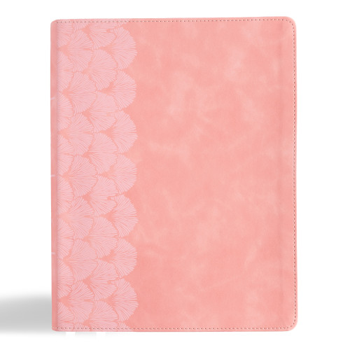 KJV Notetaking Bible, Large Print Edition, Soft Pink LeatherTouch by Holman Bible Publishers, 9798384523680