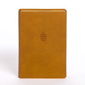 CSB Personal Size Giant Print Bible, Camel SuedeSoft LeatherTouch by CSB Bibles by Holman, 9798384525288