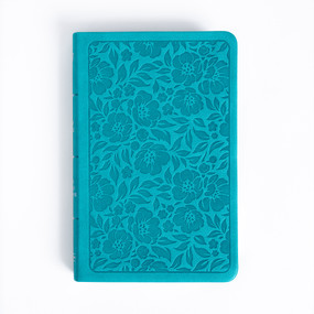 KJV Personal Size Bible, Teal LeatherTouch by Holman Bible Publishers, 9798384525301