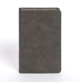 NASB Personal Size Bible, Charcoal LeatherTouch by Holman Bible Publishers, 9798384525370
