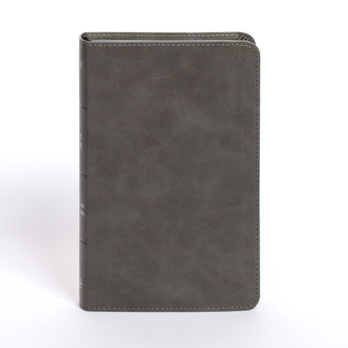 NASB Personal Size Bible, Charcoal LeatherTouch by Holman Bible Publishers, 9798384525370