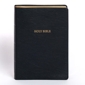 NASB Super Giant Print Reference Bible, Black LeatherTouch by Holman Bible Publishers, 9798384525387