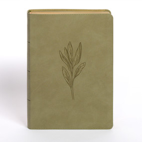 NASB Super Giant Print Reference Bible, Sage SuedeSoft LeatherTouch by Holman Bible Publishers, 9798384525400