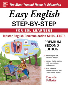 Easy English Step-by-Step for ESL Learners, Second Edition by Danielle Pelletier DePinna, 9781260455182