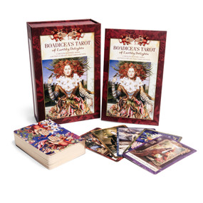 Boadicea's Tarot of Earthly Delights ((Tarot Kit Box Set with 80 Cards and Guide Book)) by Caroline Kenner, Paula Millet, 9780764369087