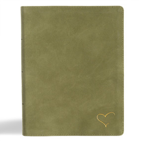 CSB Notetaking Bible, Revive Our Hearts Edition, Sage SuedeSoft LeatherTouch (With Prayers and Encouragement from Nancy DeMoss Wolgemuth) by Nancy DeMoss Wolgemuth, CSB Bibles by Holman, 9798384523574