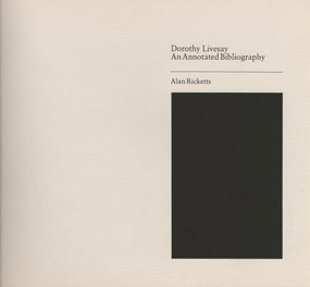 Annotated Bibliography of Dorothy Livesay by Alan Ricketts, 9780920763575