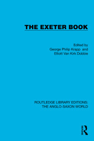 The Exeter Book - 9781032540887 by George Philip Krapp, Elliott Van Kirk Dobbie, 9781032540887