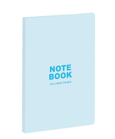 teNeues - A5 Notebook: Pastel Blue, 140 Lined Pages, Raw Sewn Spine, Lays Flat (Our A5 Size Standard Paperback Notebook) by teNeues, 9781623259587