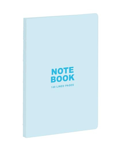 teNeues - A5 Notebook: Pastel Blue, 140 Lined Pages, Raw Sewn Spine, Lays Flat (Our A5 Size Standard Paperback Notebook) by teNeues, 9781623259587