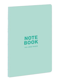 teNeues - A5 Notebook: Pastel Green, 140 Lined Pages, Raw Sewn Spine, Lays Flat (Our A5 Size Standard Paperback Notebook) by teNeues, 9781623259594