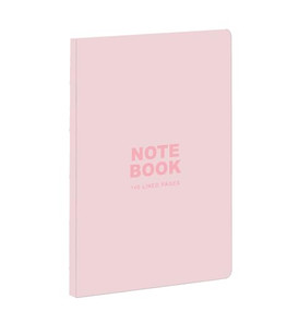 teNeues - A5 Notebook: Pastel Pink, 140 Lined Pages, Raw Sewn Spine, Lays Flat (Our A5 Size Standard Paperback Notebook) by teNeues, 9781623259617