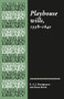 Playhouse wills (1558-1642) by E A J Honigmann, Susan Brock, 9780719030178