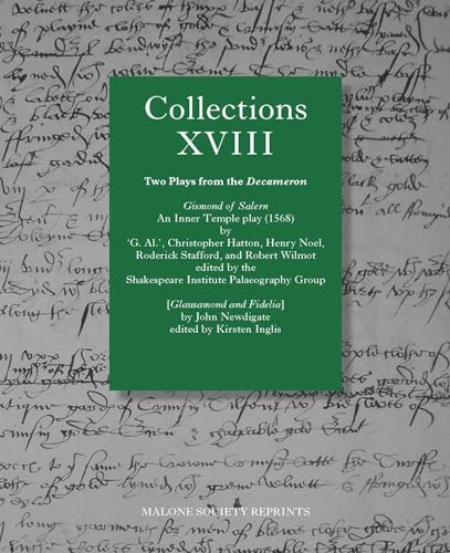Collections XVIII (Two Plays from ‘The Decameron') by Siobhan Keenan, 9781526152381