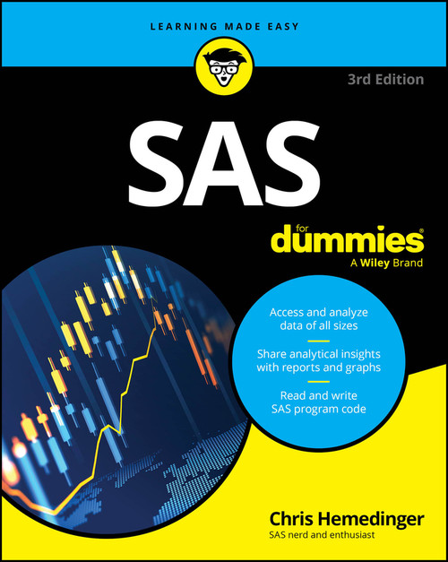 SAS For Dummies - 9781394317394 by Chris Hemedinger, 9781394317394