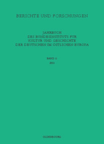 2003 (German Edition) by Bundesinstitut für Kultur und Geschichte der Deutschen im östlichen Europa, 9783486567427