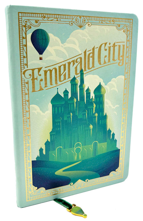 Wicked: Emerald City Journal with Ribbon Charm by Insights, 9798886637380