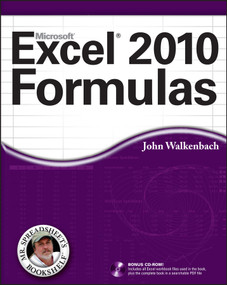 Excel 2010 Formulas by John Walkenbach, 9780470475362