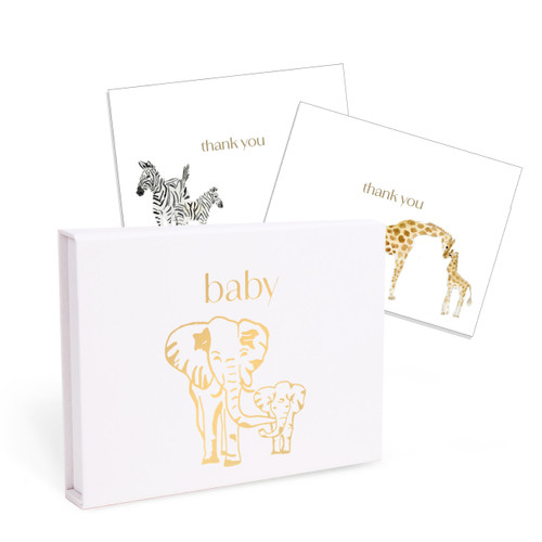 Baby: Thank You Notes (12 Notecards and Envelopes) by LouLou Baker, 9781454955672