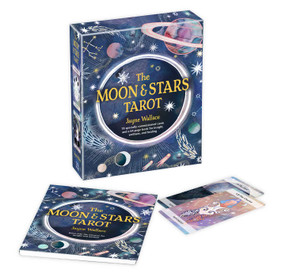The Moon & Stars Tarot (Includes a full deck of 78 specially commissioned tarot cards and a 64-page illustrated book) by Jayne Wallace, 9781800650558
