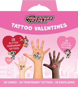 Powerpuff Girls Temporary Tattoo Valentines (School Valentines) by Insights, 9798886635713