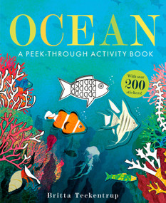 Ocean: A Peek-Through Activity Book: With over 200 stickers by Britta Teckentrup, 9780593518328