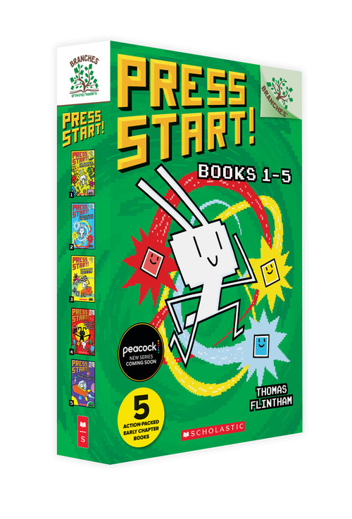 Press Start!, Books 1-5: A Branches Box Set by Thomas Flintham, Thomas Flintham, 9781338830705