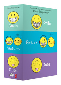 Smile, Sisters, and Guts: The Box Set by Raina Telgemeier, Raina Telgemeier, 9781338599459